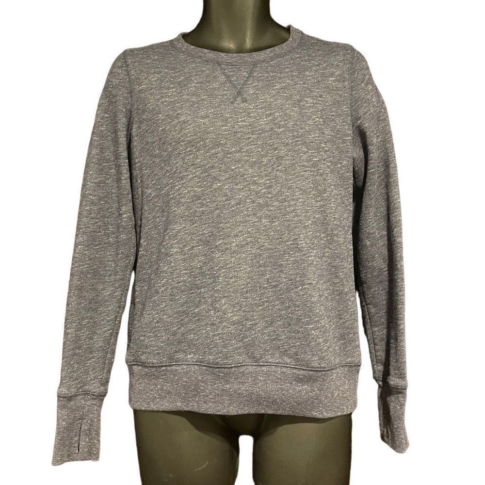Tek Gear Heather Blue Sweatshirt w/ Thumb Holes Men’s Small